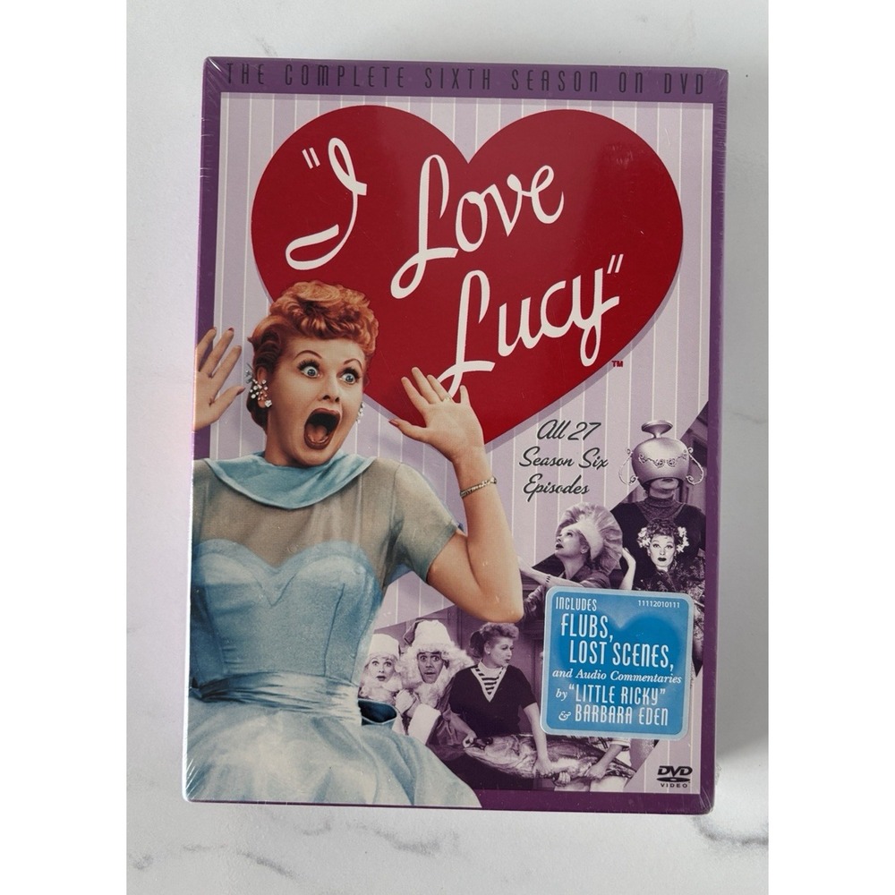I Love Lucy - The Complete Sixth Season (DVD, 2006, 4-Disc Set) ~ Sealed